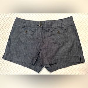 New York & Company Dark Wash Denim Shorts Sz 6